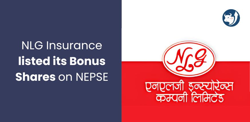 NLG Insurance listed its Bonus Shares on NEPSE