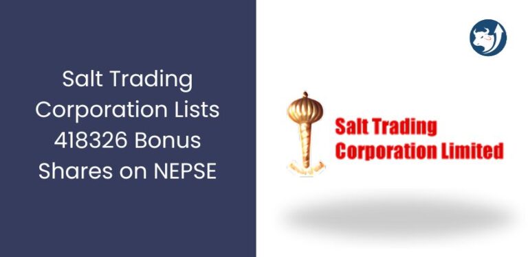 Salt Trading Corporation Lists 418326 Bonus Shares on NEPSE