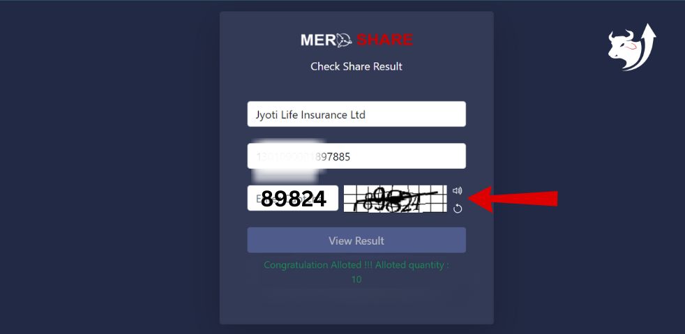 Check IPO result CDSC Step 5