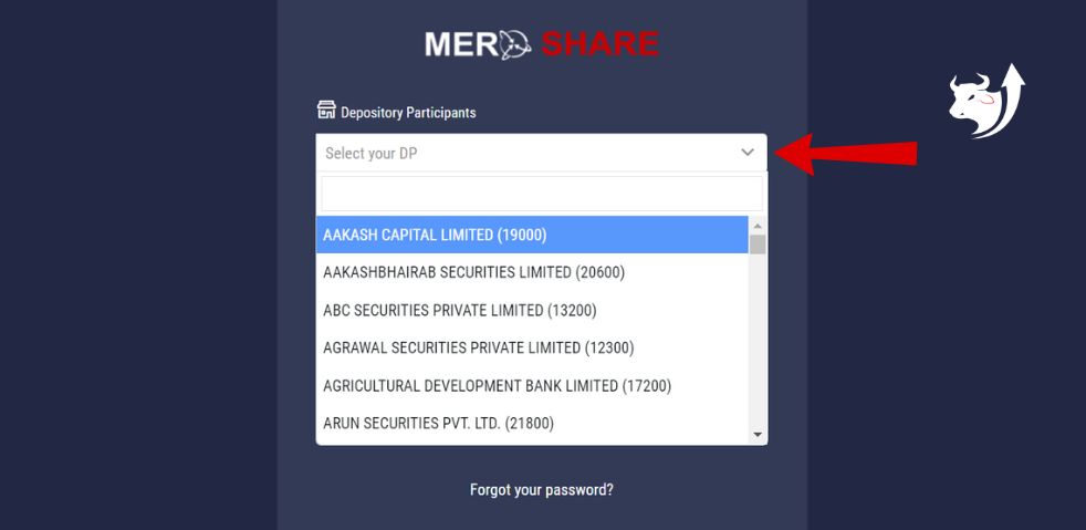 Check IPO result mero share step 2