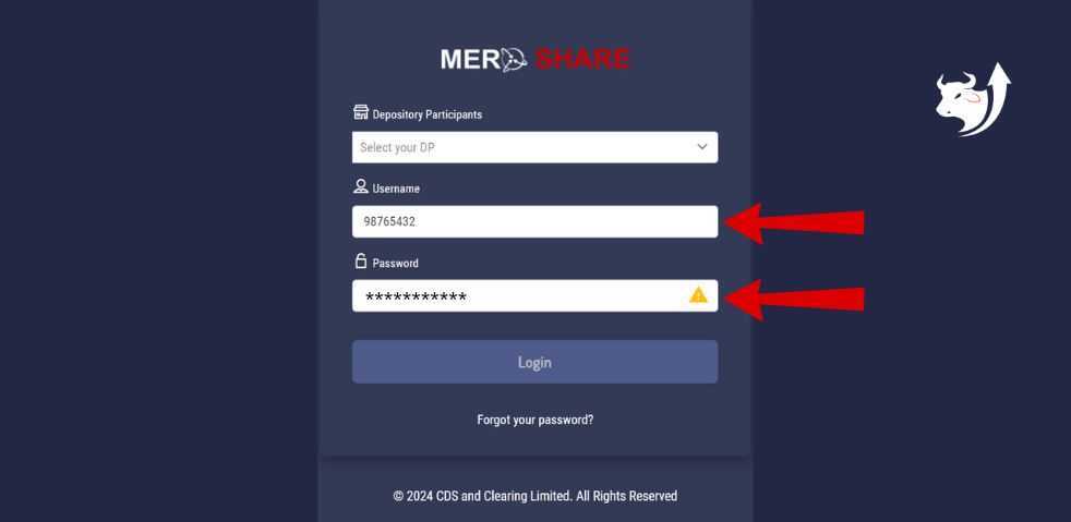 Check IPO result mero share step 3