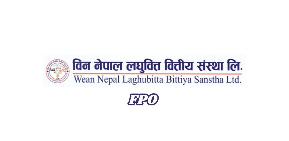 51,292.50 Unit FPO Of Wean Nepal Laghubitta Bittiya Sanstha Approved By SEBON