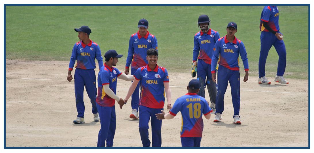 Nepal U-19 Cricket Team Secures Third Consecutive Win in ICC World Cup Asia Qualifier
