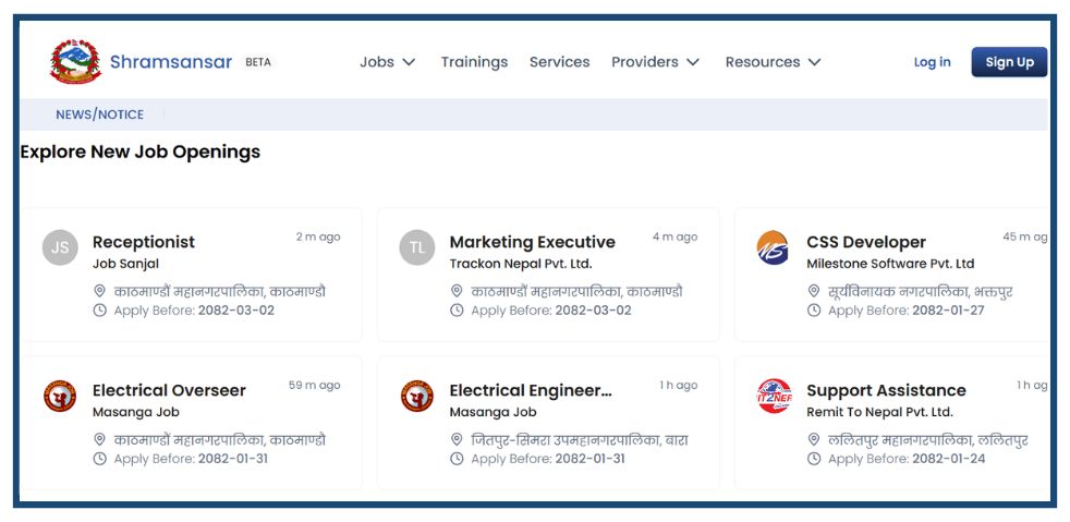 Nepal Government Launches “Shram Sansar” Portal on International Labor Day