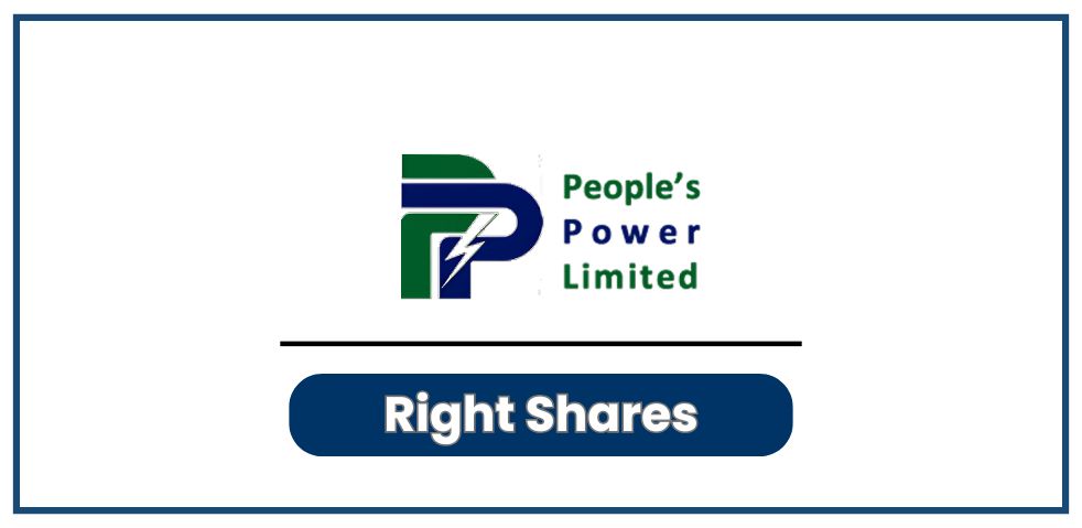 People’s Power Limited Completes 1:0.5 Allotment of Right Shares