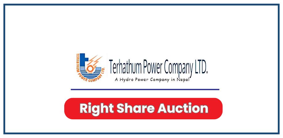 Terhathum Power Company Rights Share Auction Closing Today