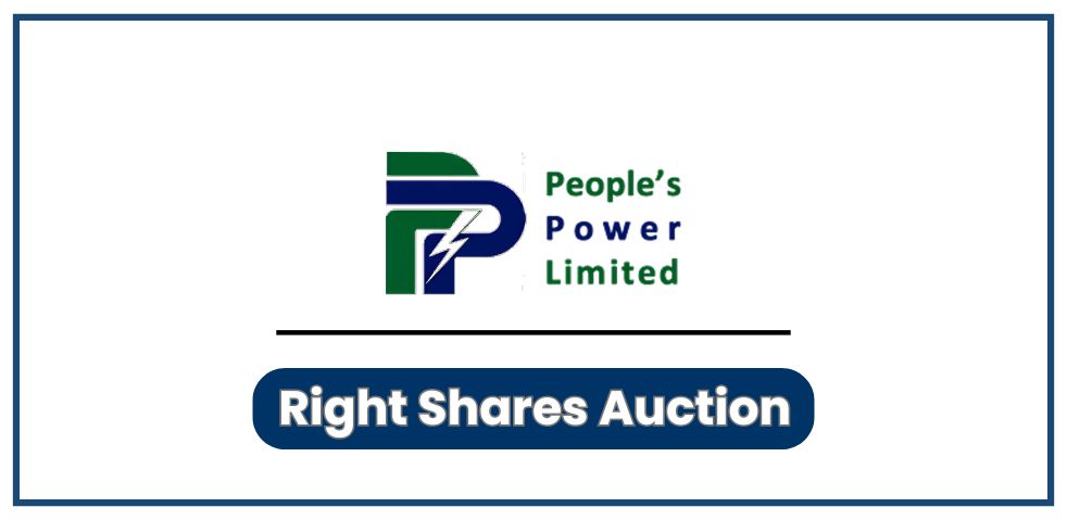 People’s Power Ltd. to Auction 3,91,779 Units of Unclaimed Right Shares