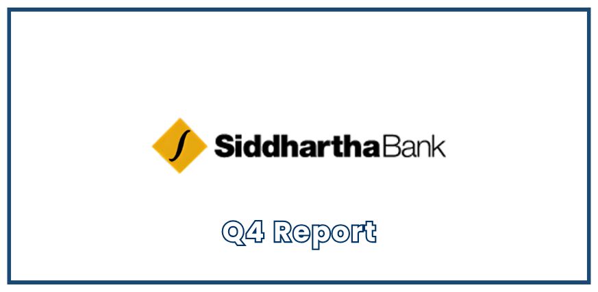 Siddhartha Bank Reports a net profit of Rs. 3.39 Arba in Q4 of FY 2081/82