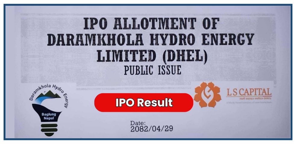 Daramkhola Hydro Energy IPO Allotment Result