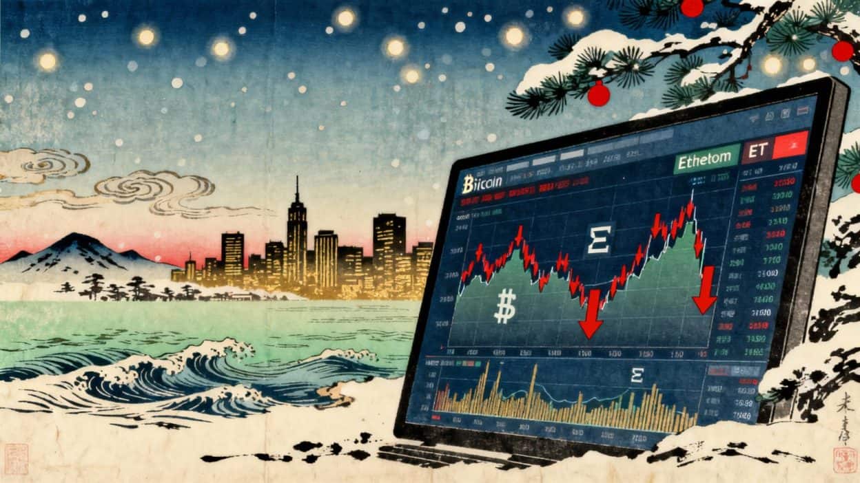 Bitcoin and Ethereum ETFs Face Holiday Outflows
