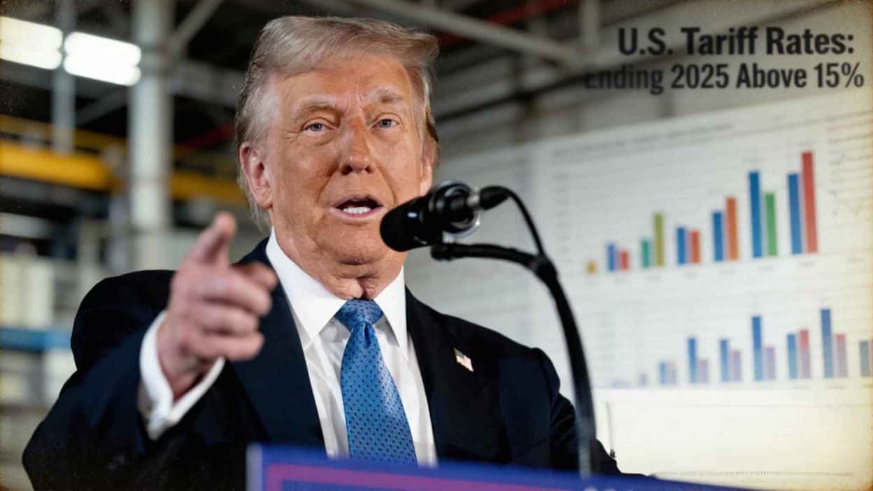 Image of Donald Trump, U.S. Tariff Rates