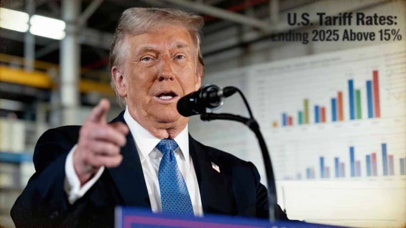 Image of Donald Trump, U.S. Tariff Rates