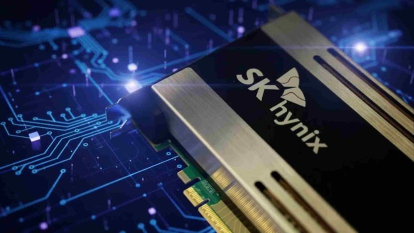 SK Hynix memory chip used in DRAM production as AI-driven demand tightens global supply