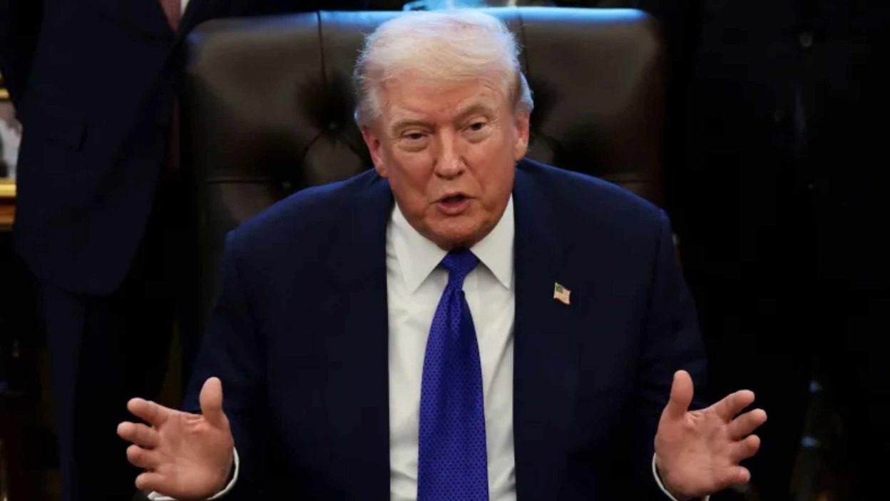 Donald Trump as his administration launches a critical minerals strategy to reduce reliance on China
