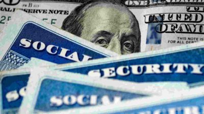 Social Security card highlighted amid concerns over shrinking retiree checks