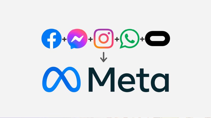 Meta logo as company announces plan to reduce workforce by about 5 percent