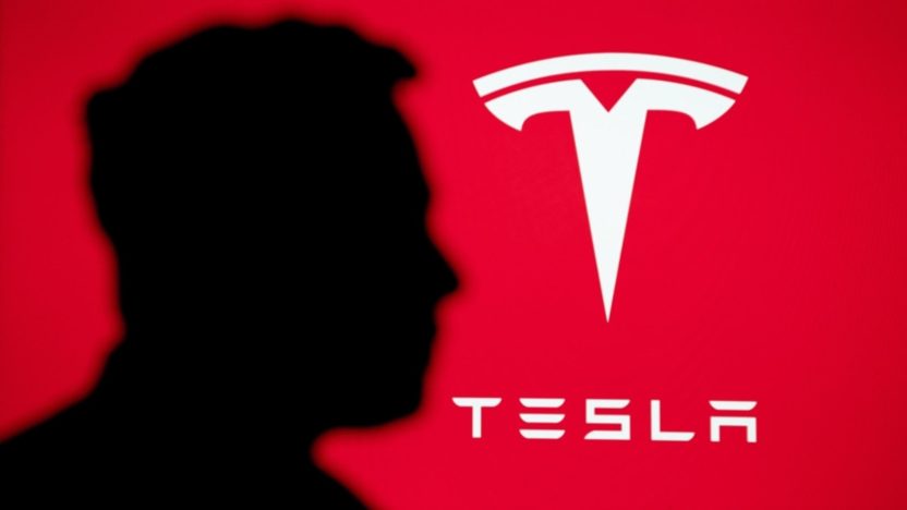 Tesla branding highlighted during shifting investor sentiment