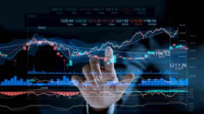 Technology stock prices reflect gains and losses following earnings reports